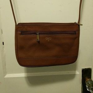 Fossil Brown Mini Gift Crossbody